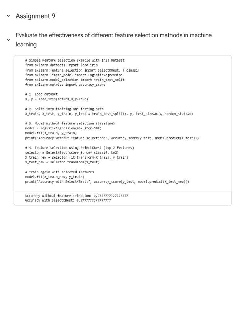 Feature Selection in Machine Learning | PDF