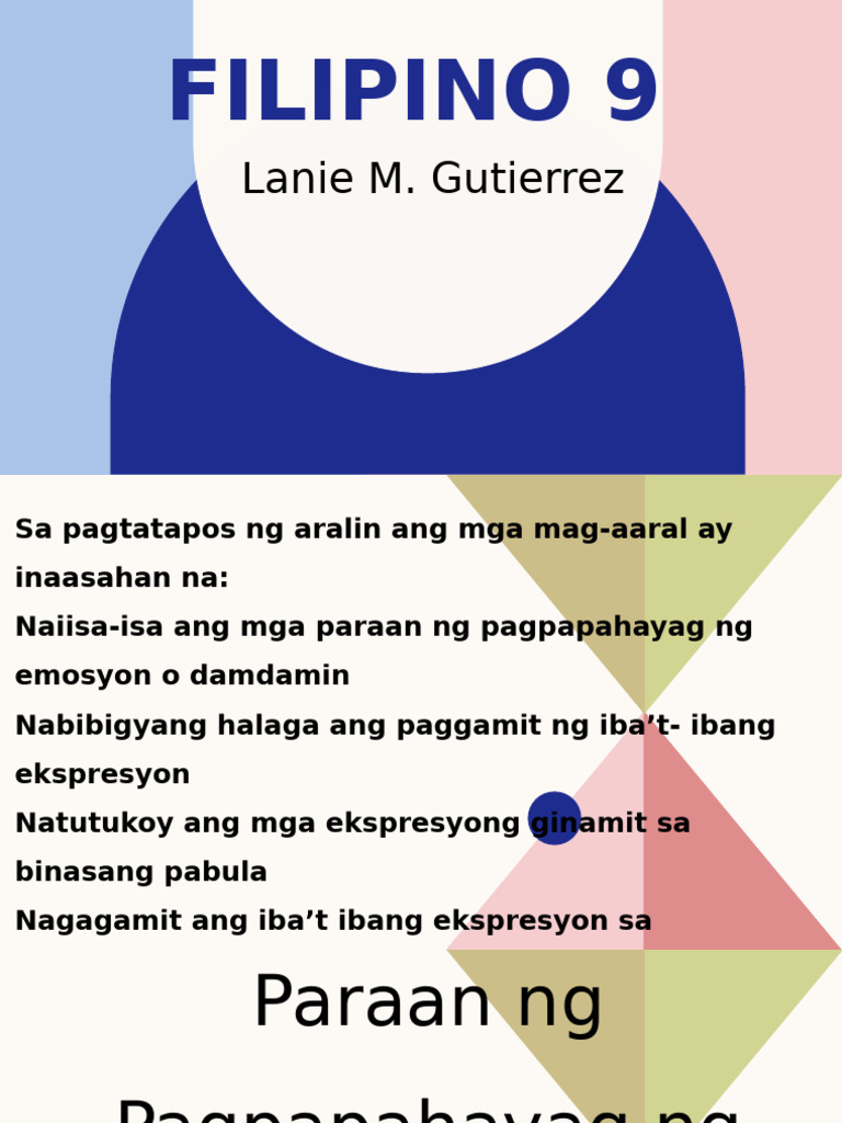 Ibat-Ibang Ekspresyon | PDF