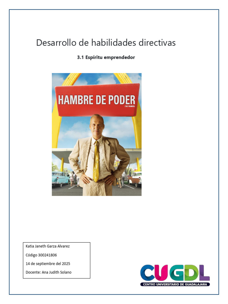 3.1 Espíritu Emprendedor Katia Garza | PDF | Creatividad | Innovación