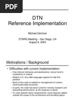 DTN Impl Ietf 8 6 04 Demmer