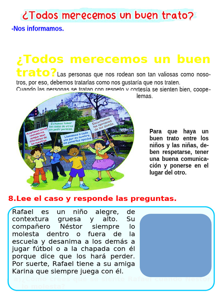 ¿Todos Merecemos Un Buen Trato | PDF
