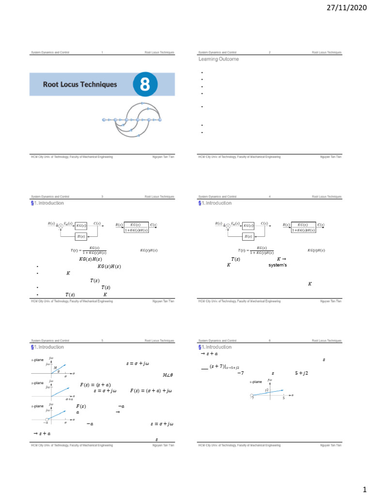 Root Locus Techniques in Control Systems | PDF | Mathematical Objects ...
