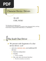 8 - Character Device Drivers