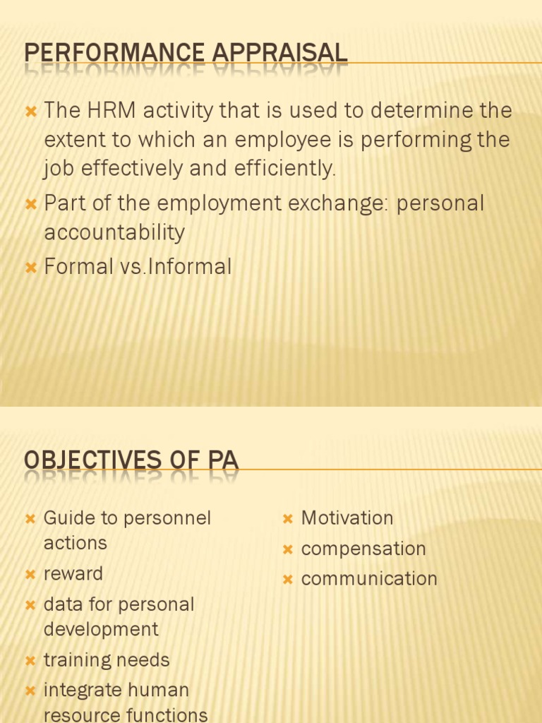 Performance Appraisal Methods Explained | PDF | Performance Appraisal ...