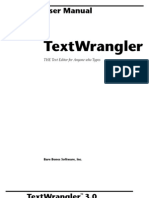 Text Wrangler User Manual