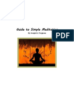 Guide To Simple Meditation: by Joseph K. Ferguson