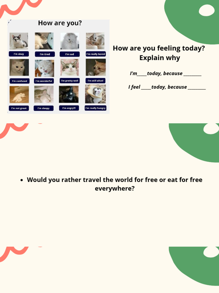 SPEAKING TOPICS FOR PRE INTERMEDIATE STUDENTS PDF visual data 2