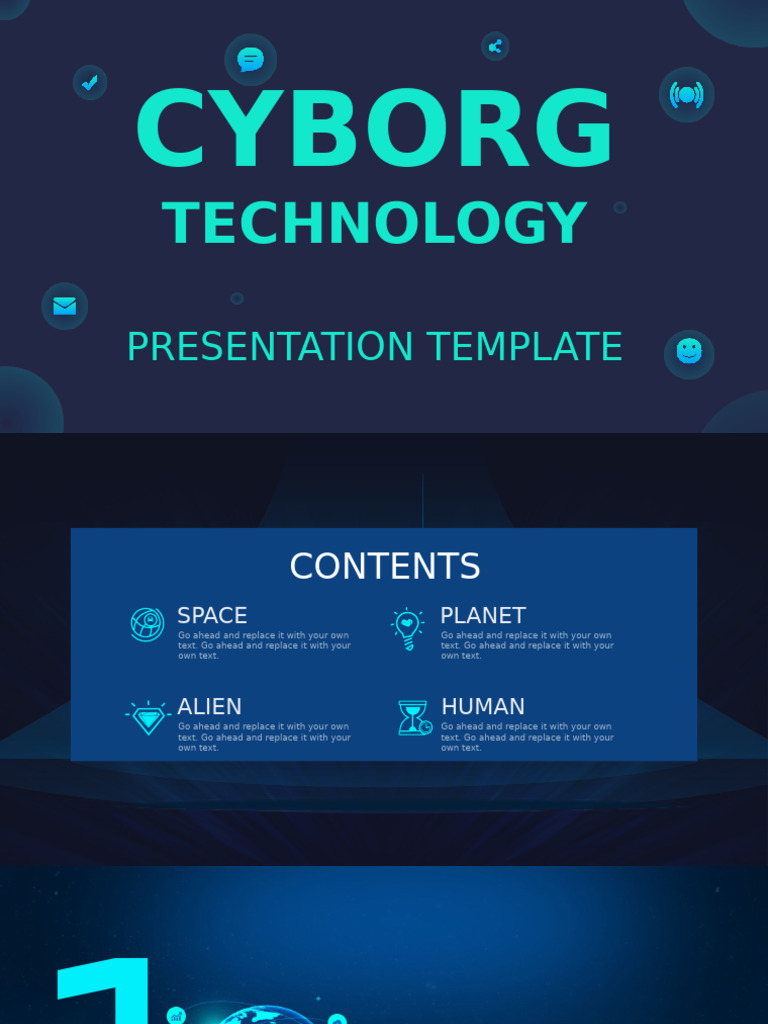 Cyborg Technology Presentation Template | PDF | Microsoft Power Point ...