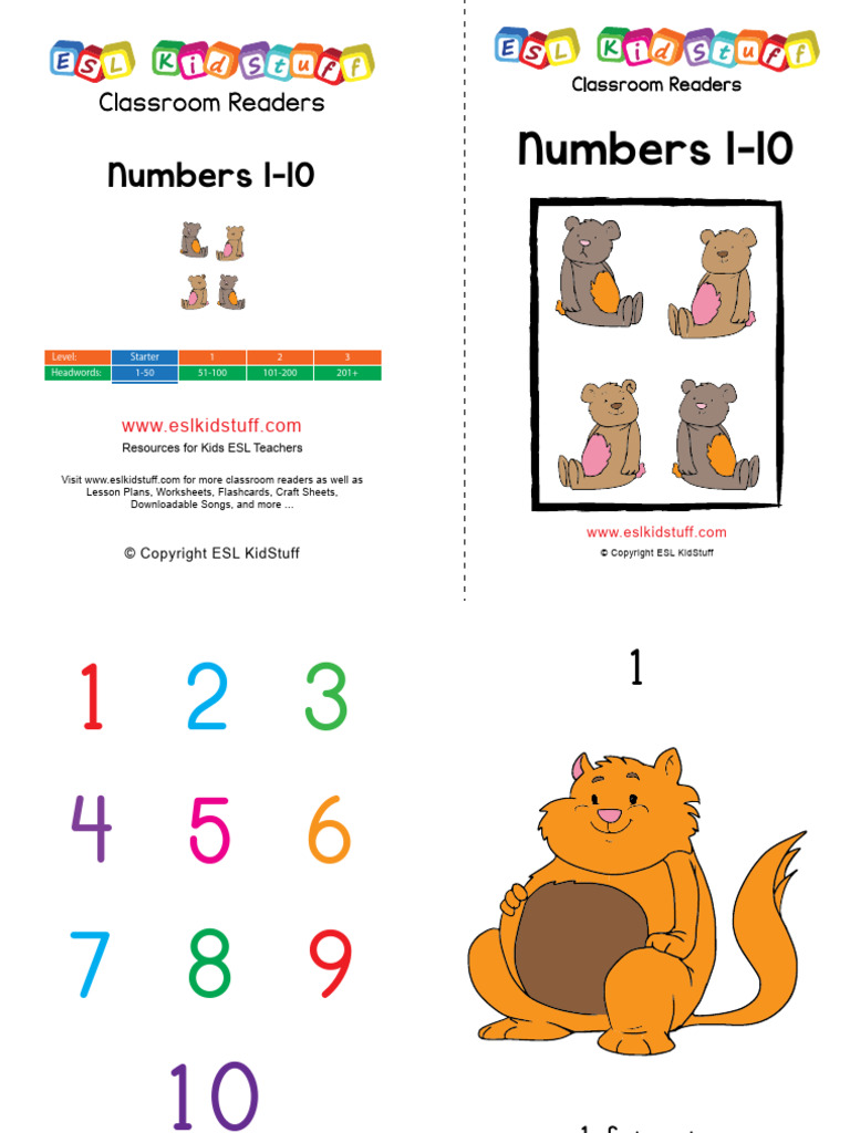 Numbers 1 To 10 PDF