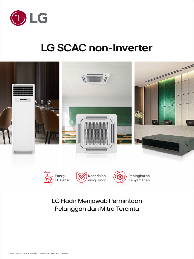 LG SCAC Non-Inverter Overview | PDF | Power Supply | Pressure