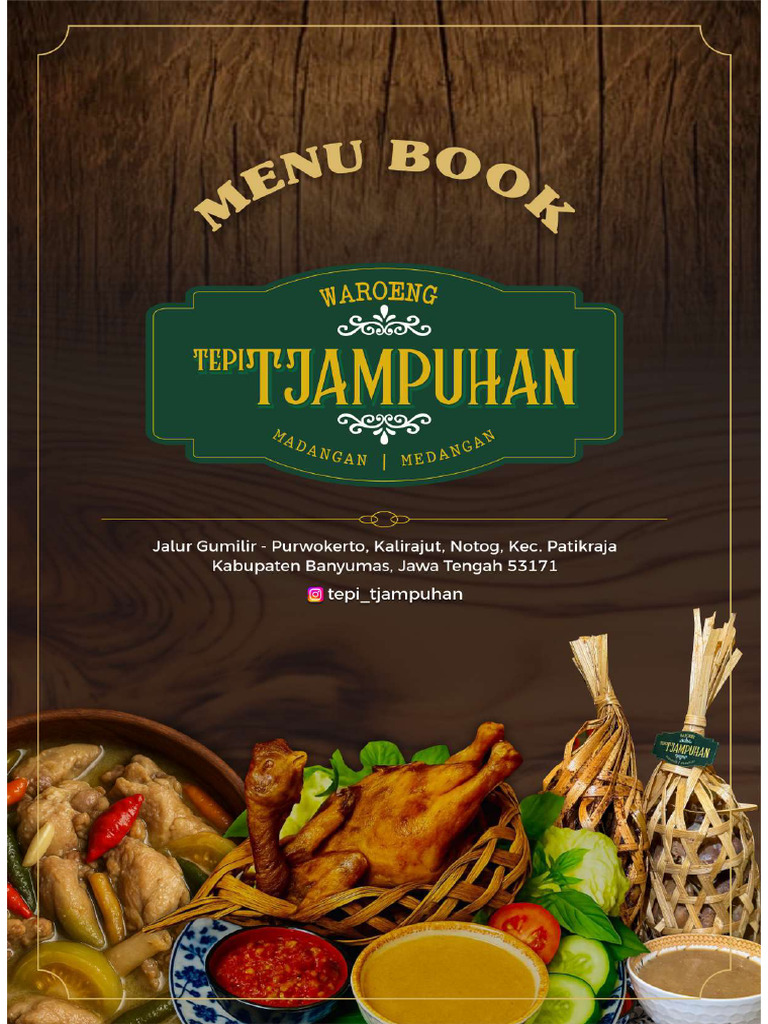 Book Menu Tepi Tjampuhan | PDF