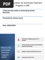 FBZP Configuration for Automatic Payments | PDF