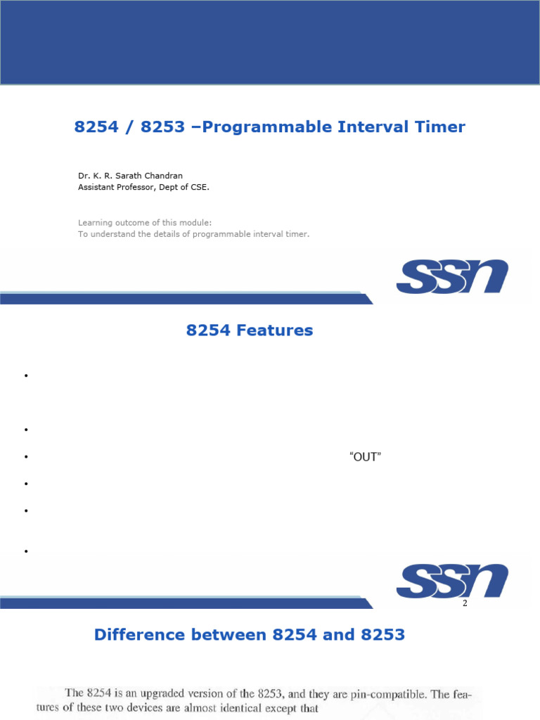 004 8254 Timerinterface | PDF | Integrated Circuit | Digital Technology