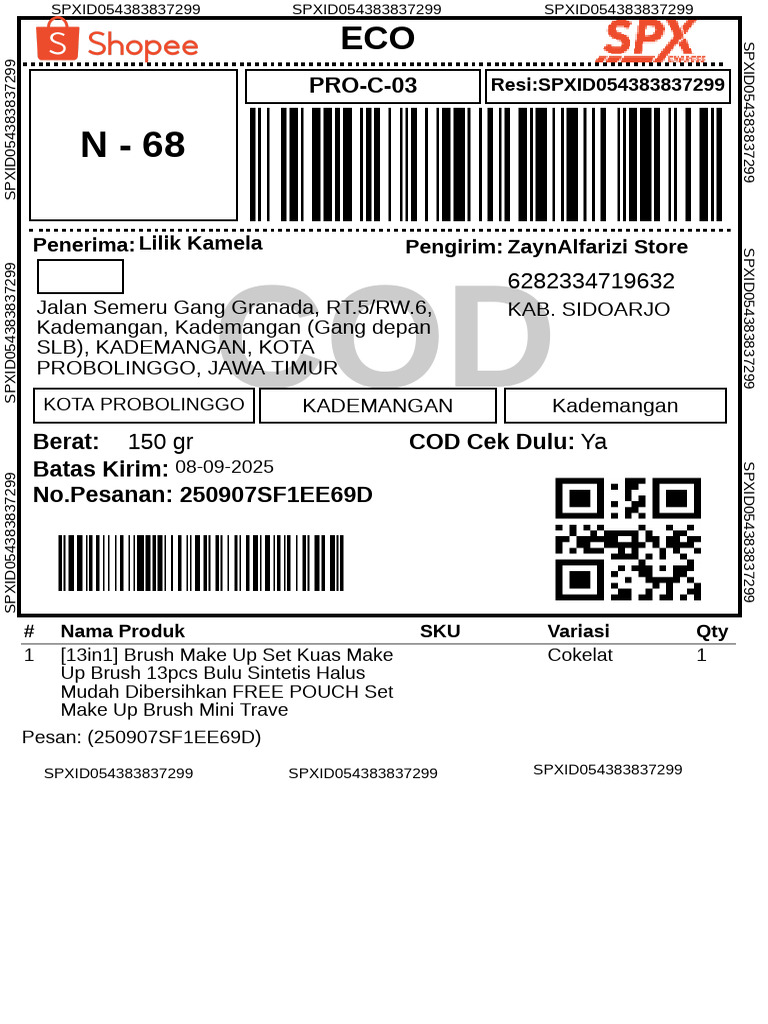 Label Pengiriman | PDF
