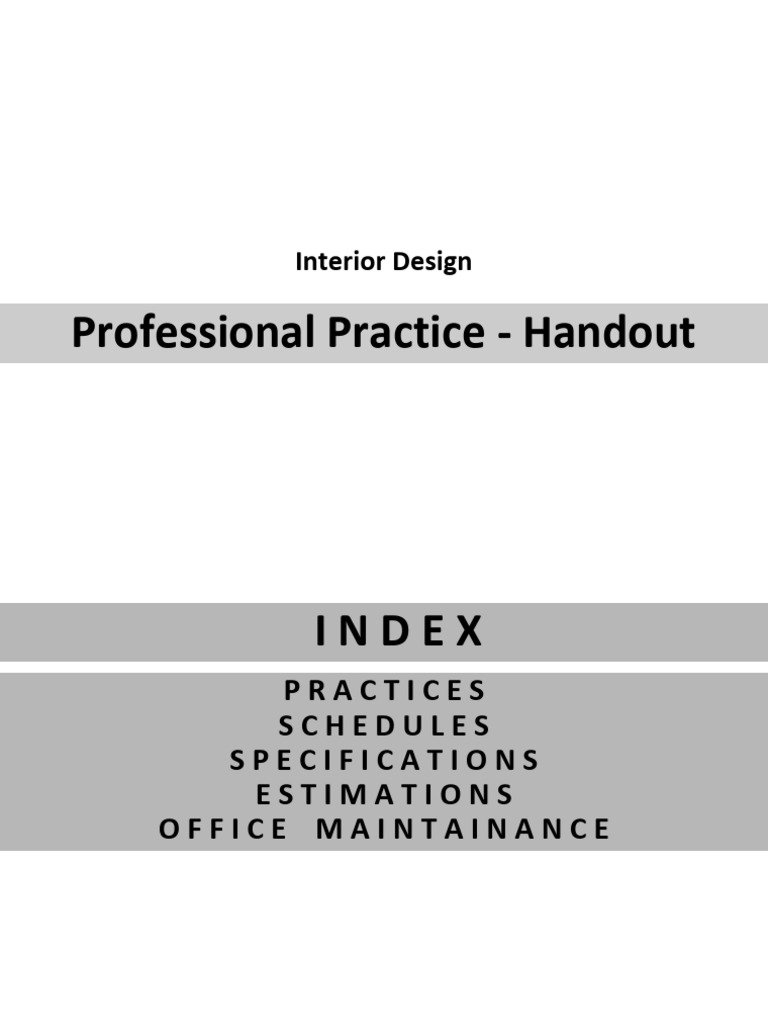 Professional Practice - Handout .PDF New | PDF
