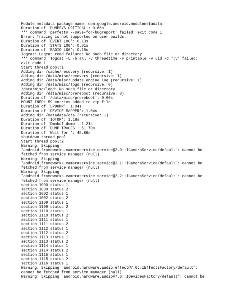 Bugreport P606F07 TP1A.220624.014 2025 09 13 15 18 31 Dumpstate - Log ...