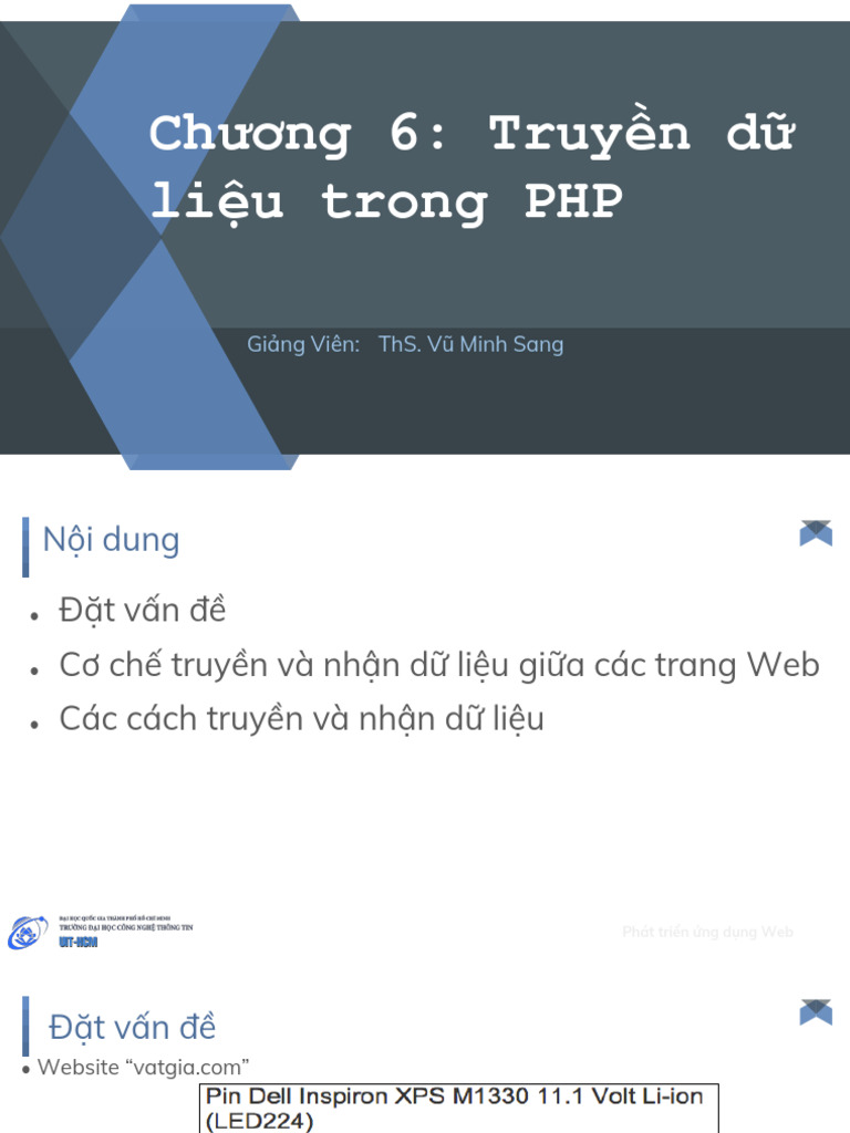 Chuong 6 Truyen Du Lieu Trong PHP | PDF
