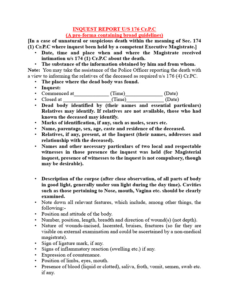 Inquest Report u | PDF