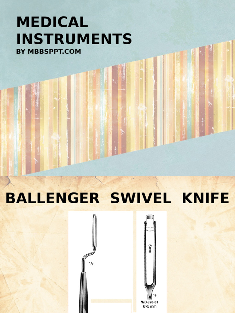 Medical Instruments | PDF