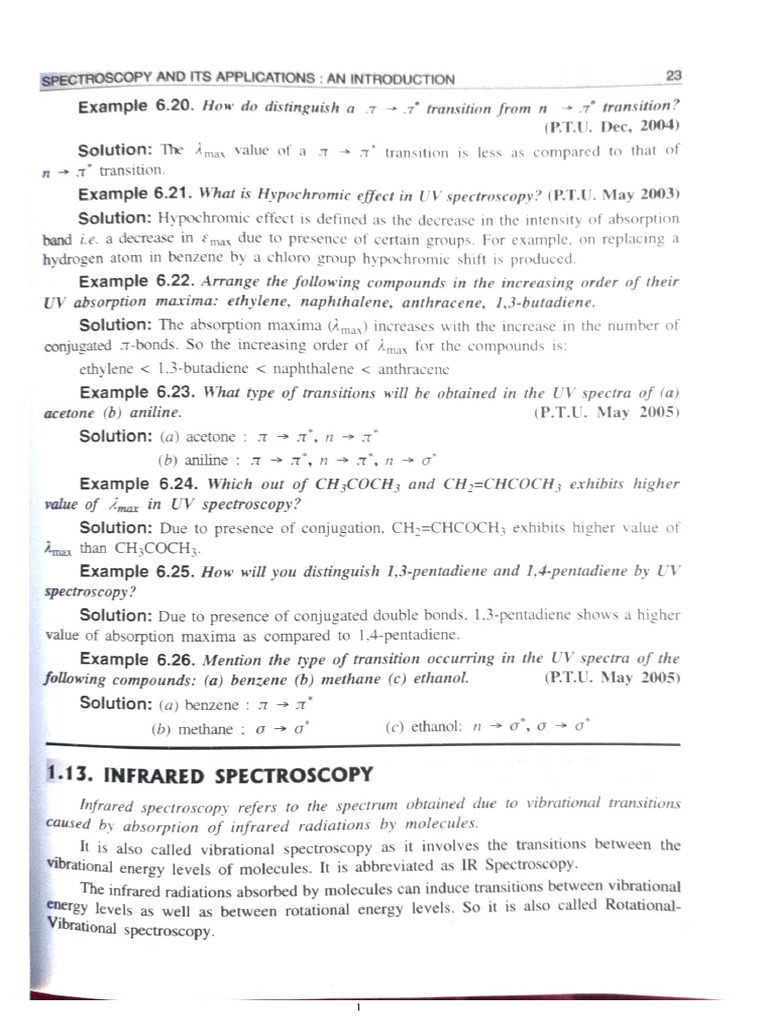 IR Spectros | PDF