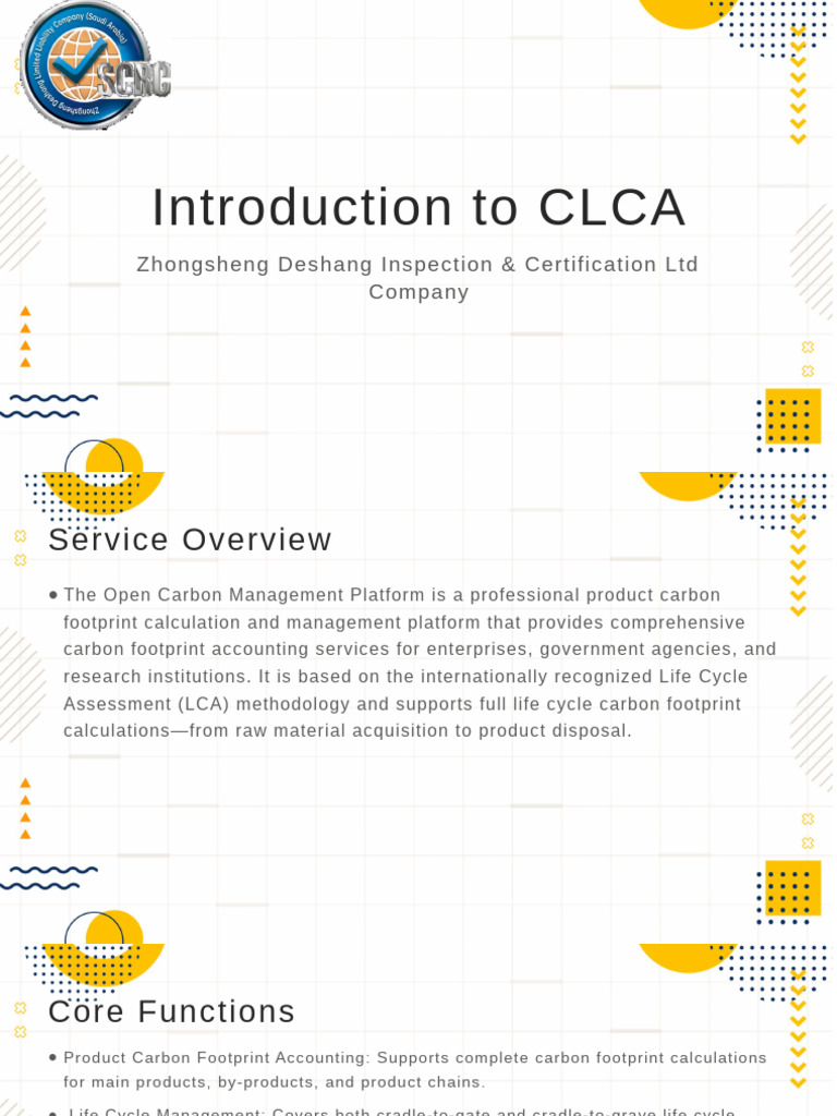 Introduction To CLCA | PDF | Carbon Footprint | Life Cycle Assessment