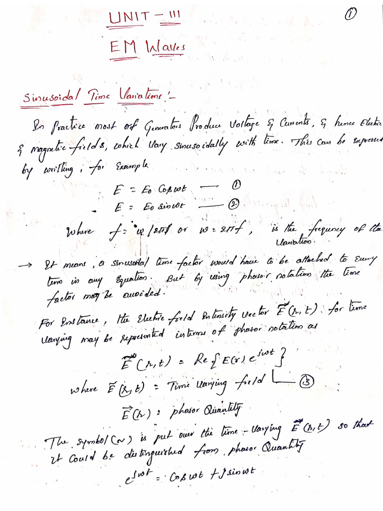 Emt Unit3 Notes | PDF