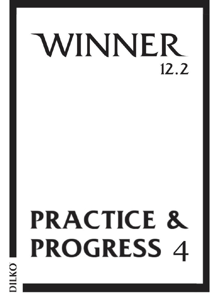 Practice&Progress 4 Winner | PDF