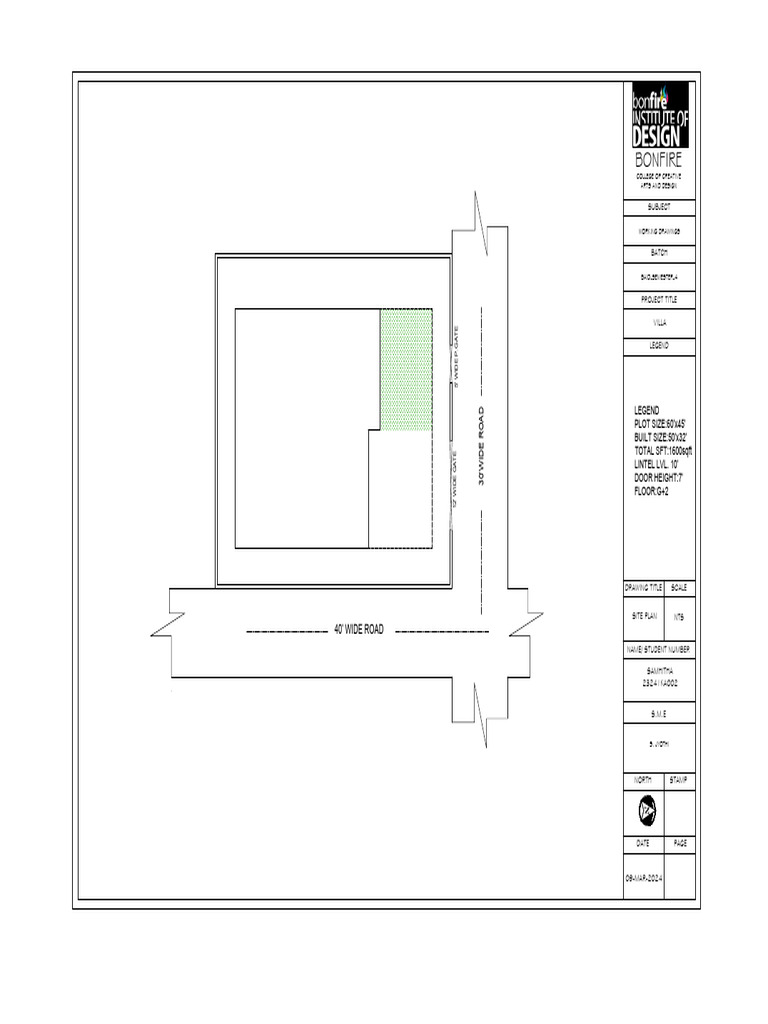 12' Wide Gate and Plot Specifications | PDF