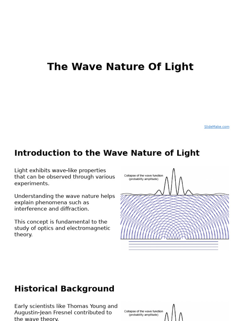 Wave Properties of Light Explained | PDF | Light | Waves