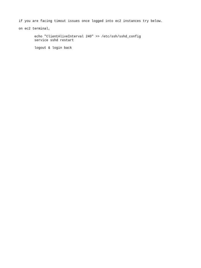 Fix EC2 SSH Timeout Issues | PDF