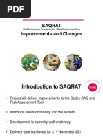 SAQRAT Improvements and Changes1