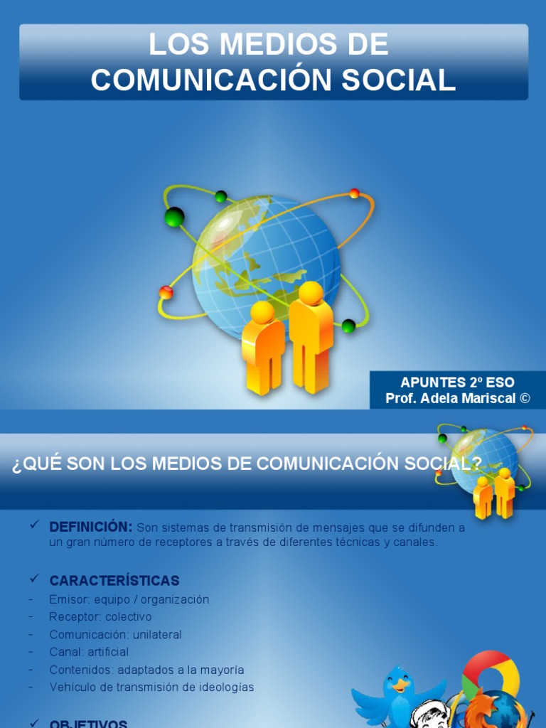 MEDIOS DE COMUNICACIÓN SOCIAL