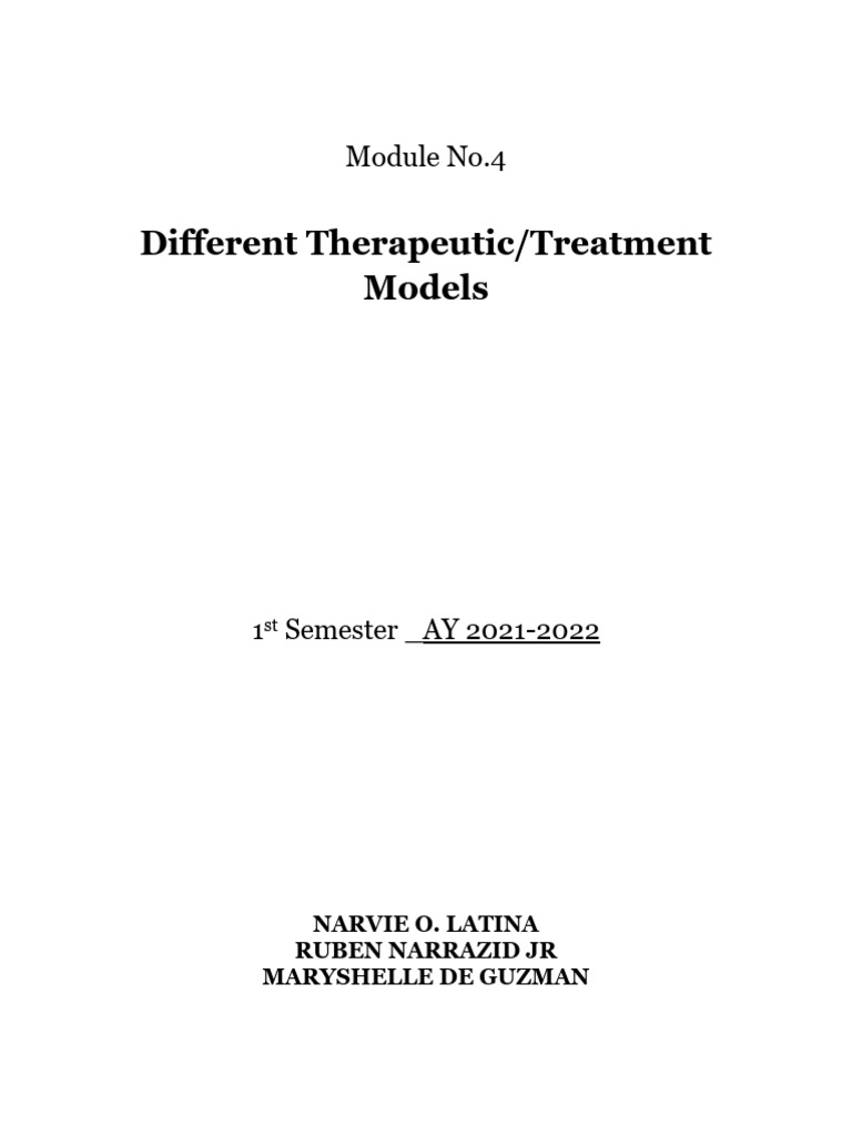 Therapeutic Community Modality Overview | PDF | Prison | Rehabilitation ...