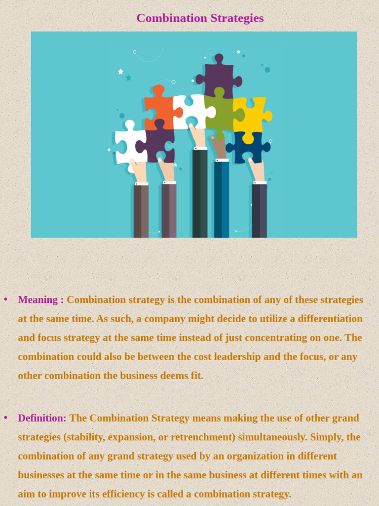Understanding Combination Strategies | PDF | Business Economics | Business