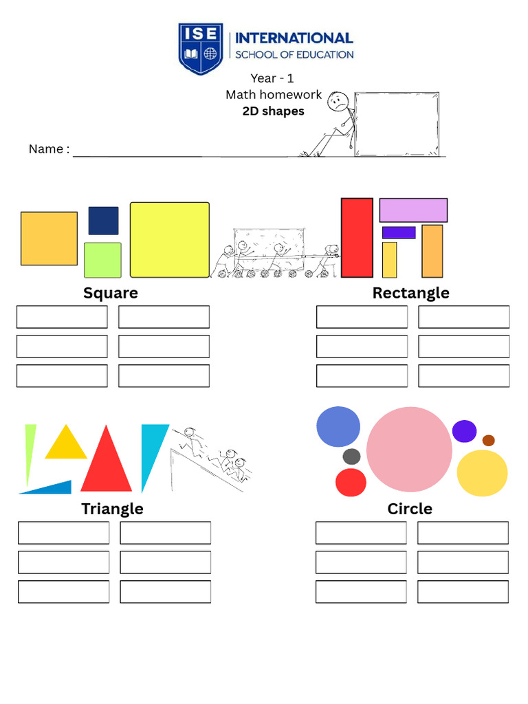 Year - 1 Math Homework | PDF