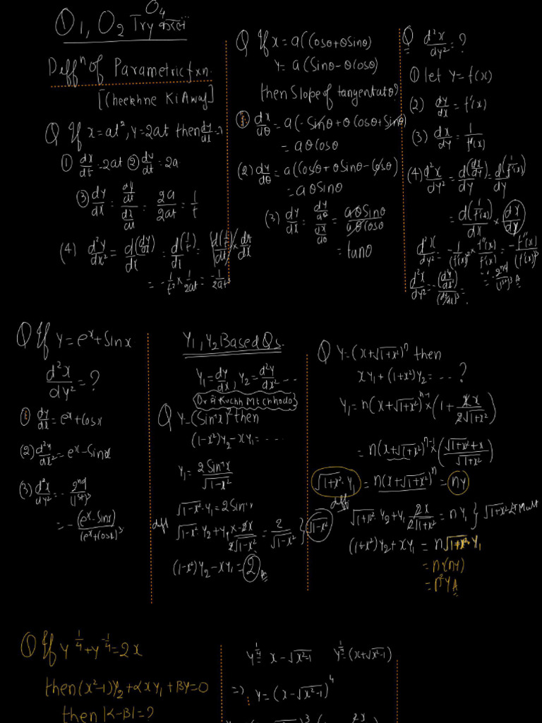 MOD - L-03 (Class Notes) - Implicit Function Log Modulus Function | PDF