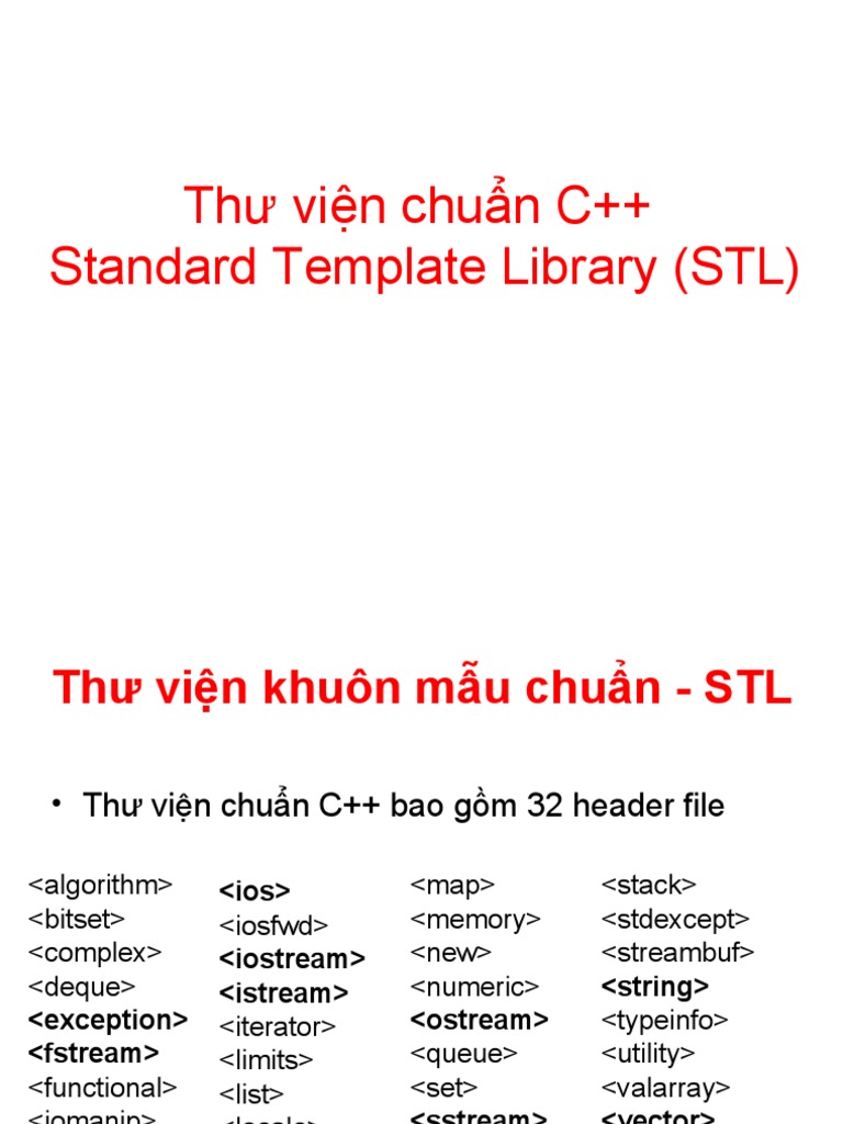7 - STL C++ | PDF