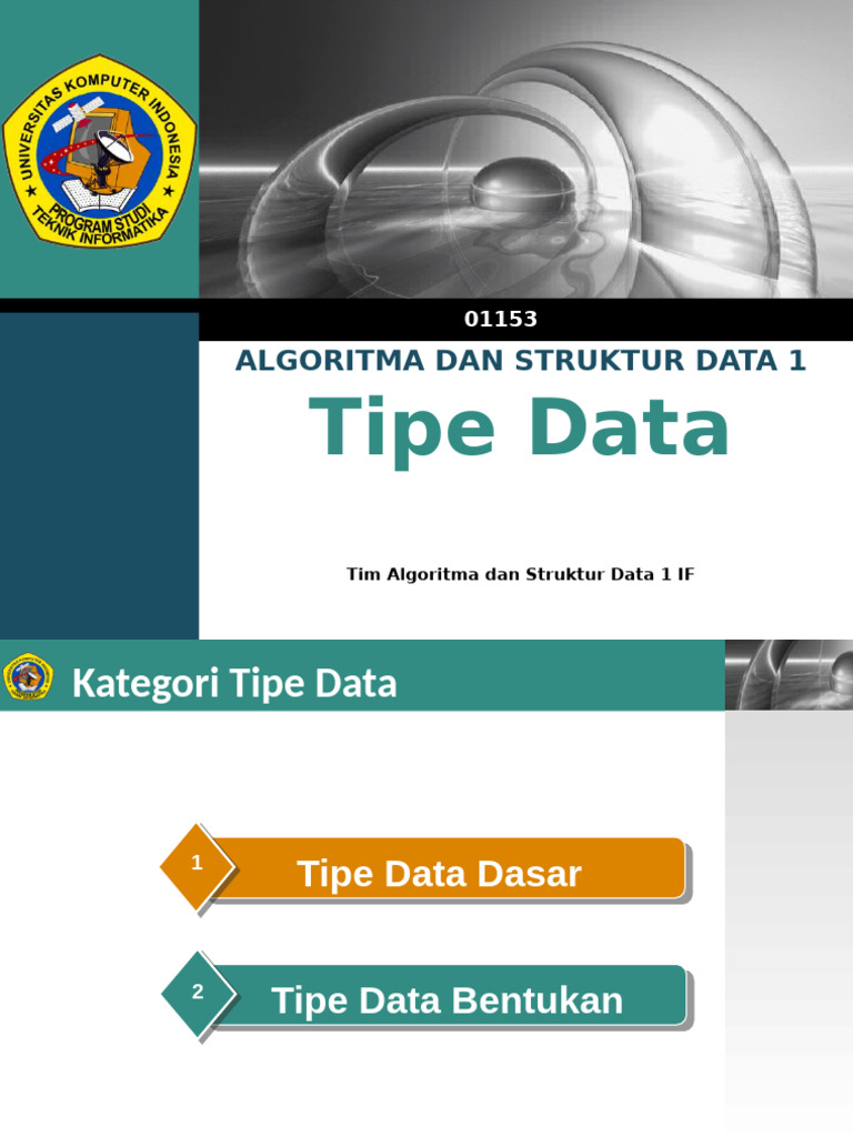 Pertemuan 2 - Tipe - Data | PDF