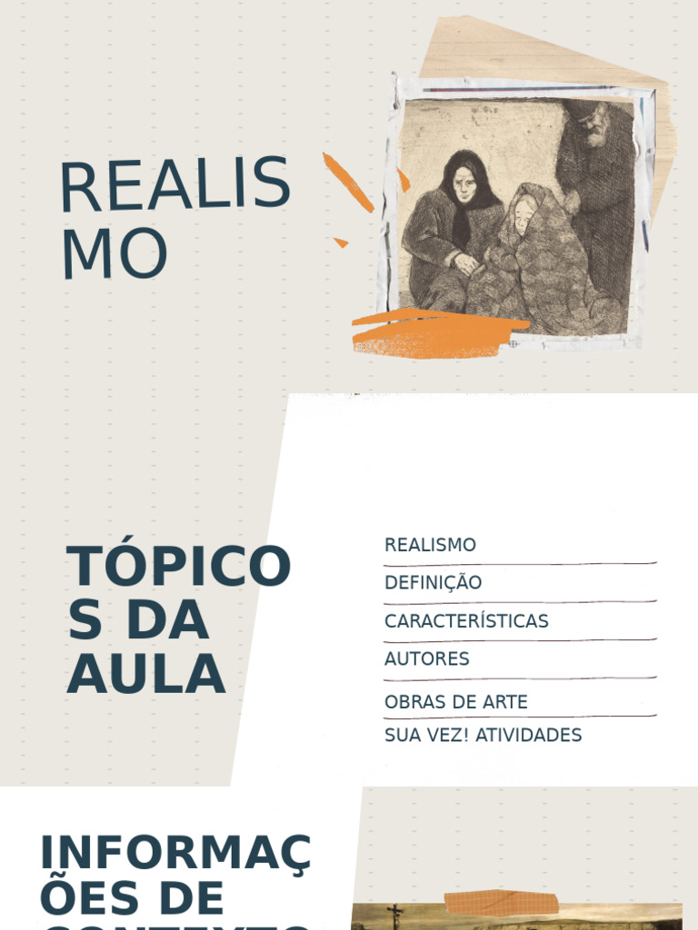 Características do Realismo na Arte e Literatura | PDF | Realismo ...