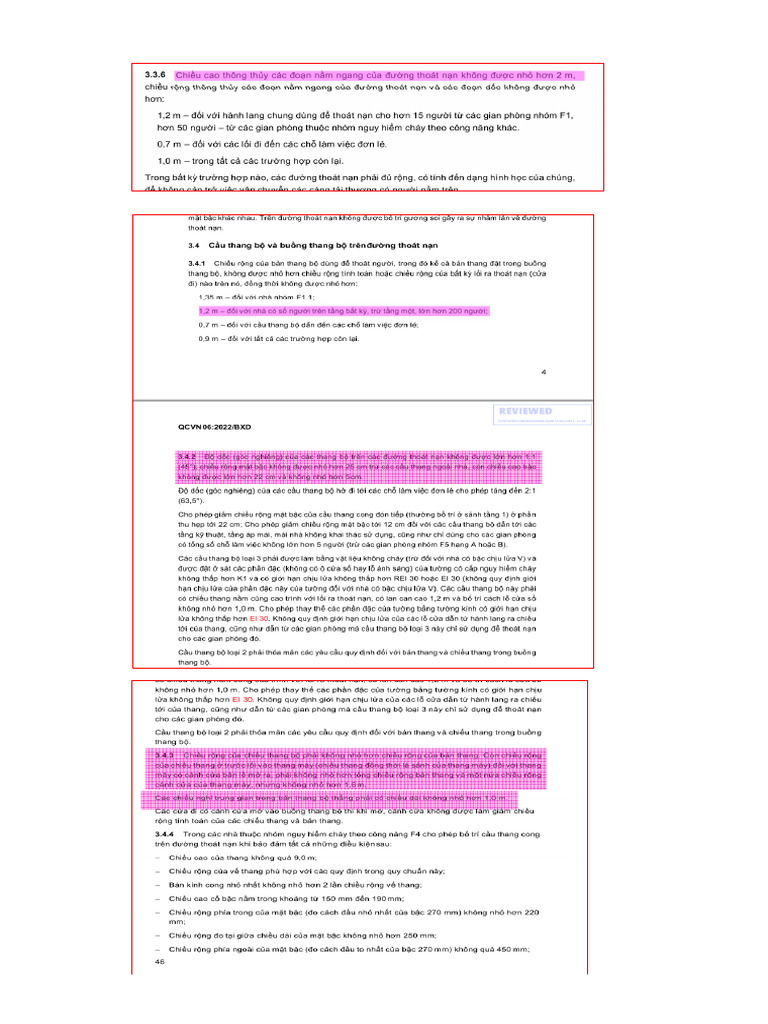 Check Quy Dinh PCCC - Cau Thang Thoat Hiem | PDF