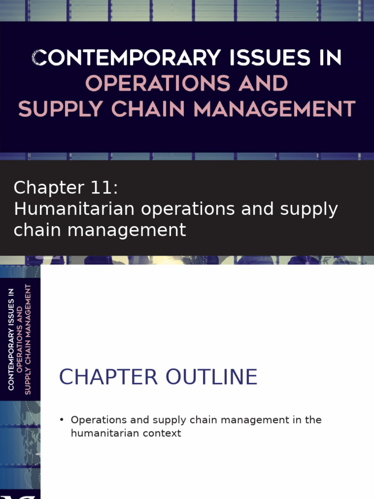 Learning Unit 6 - Chapter 11 (Theme 1) | PDF | Supply Chain Management ...