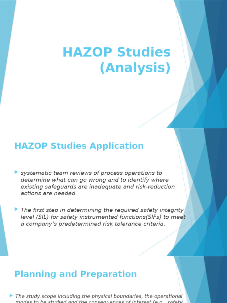 HAZOP Study Process and Guidelines | PDF | Safety