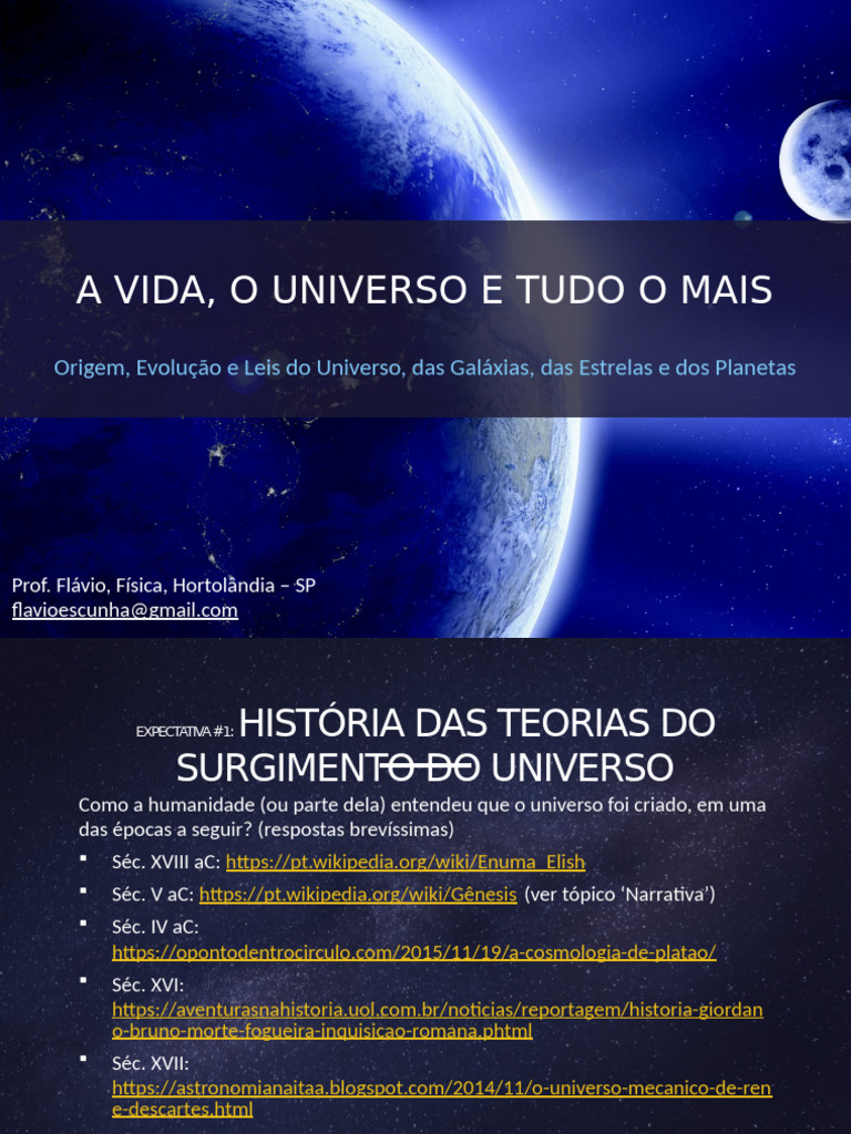 A Vida, O Universo e Tudo o Mais | PDF | Universo | Estrelas