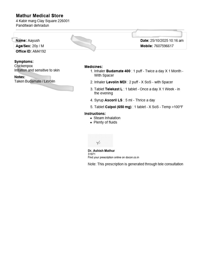 Prescription1649163793092 01 | PDF