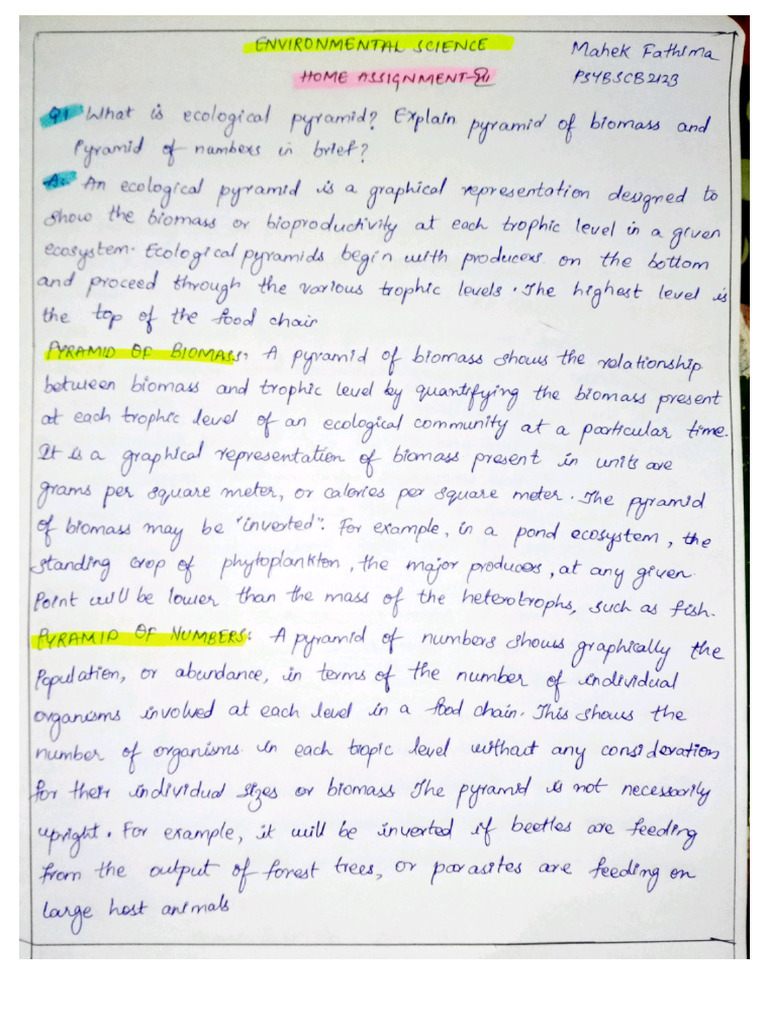 Evs Home Assignment 3 | PDF