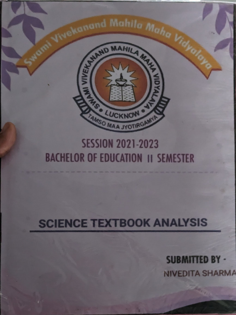 Science Textbook Analysis for Education | PDF