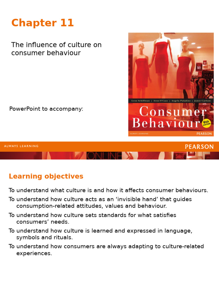 Culture's Impact on Consumer Behavior | PDF | Consumer Behaviour | Learning