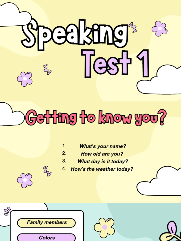 _FF2 Speaking Test 1 | PDF | Chess Theory | Chess