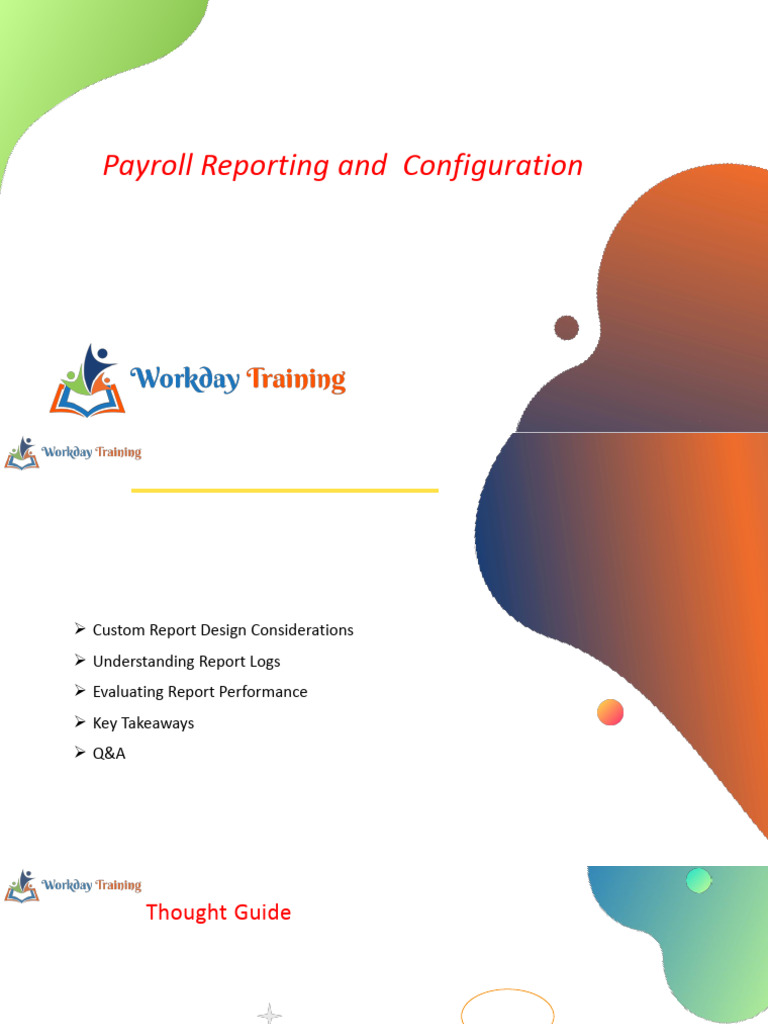 Payroll Reporting and Configuration | PDF | Information Technology ...