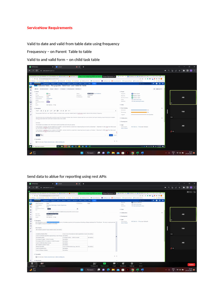 ServiceNow Data Validity and API Integration | PDF